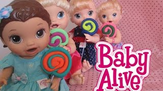 Como fazer PIRULITO para Baby Alive e outras bonecas! Play Doh