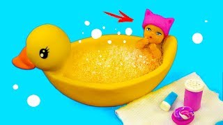 ВАННОЧКА для КУКЛЫ. Ванные принадлежности. БЕРЕМЕННАЯ КУКЛА БАРБИ, Barbie + КОНКУРС. Ирина Иваницкая