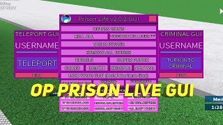 Roblox Script Showcase#2 OP PRISON LIFE GUI! (pastebin)