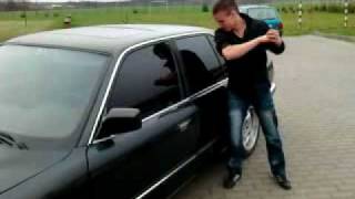 Wybijanie szyby BMW 735i
