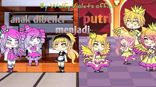 Anak dibenci menjadi putri//gacha life Indonesia//mini movie