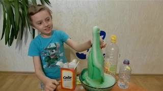 Опыты с водой Эксперимент №5 Вулкан из бутылки / водопад из бутылки