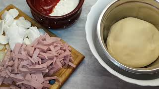 Тесто для пиццы дрожжевое тонкое как в пиццерии просто вкусно и быстро
