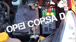 «Opel Corsa D» замена блока предохранителей , как найти показания бортового компьютера.
