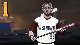 MLB The Show 16 - Road to the Show - Part 1 "I'M IN THE GAME!" (Gameplay & Commentary)