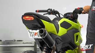 2017 Honda Grom Tyga Exhaust with TST Industries Undertail / Integrated Tail Light