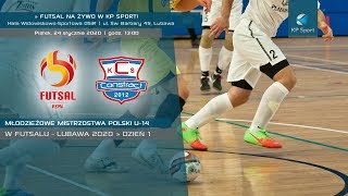 Młodzieżowe Mistrzostwa Polski U-14 w futsalu - Lubawa / LIVE / Dzień 1 [24.01.2020]