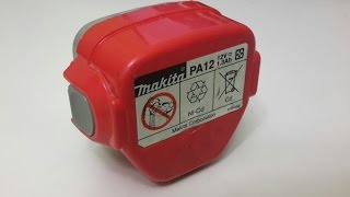 Ремонт аккумулятора шуруповерта Makita.