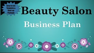Beauty Salon Business Plan Template with Example