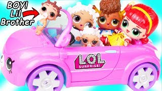 LOL Surprise Doll Fresh Gets New Cutie Cars Car Toy + Custom Lil Brother Punk Boi Boy, Toys R Us