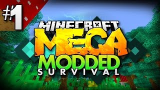 Minecraft MEGA Modded Survival #1 | OVER 200+ MODS TO EXPLORE! - Minecraft Mod Pack