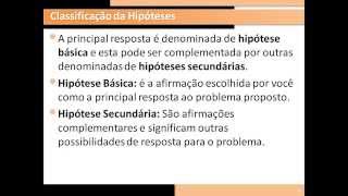 Elaborando Problema e Hipótese