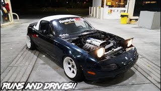 RICER MIATA GETS MATCHING WHEELS! (PART 2)