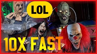 Spirit Halloween animatronics voices 10x faster | Spirit Halloween 2019 animatronic collection