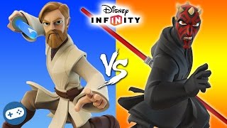 Obi Wan VS Darth Maul Disney Infinity 3.0 Toy Box Fight