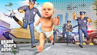 ЧТО ЕСЛИ РЕБЕНОК ПОЛУЧИТ 2000 ЗВЁЗД РОЗЫСКА В ГТА 5 МОДЫ! ОБЗОР МОДА GTA 5! ГТА МОД (GTA 5 MODS)
