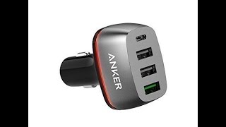 Review: Anker Quick Charge 3.0 & USB Type-C 54W 4-Port USB Car Charger