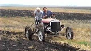 Model T Ford Tractor Plowing #2