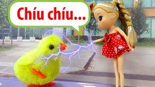 Chibi đỏ và chú gà con - A194M - Nữ hoàng búp bê baby doll