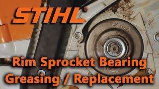 Stihl Rim Sprocket/Cage Bearing Replacement/Greasing: How To