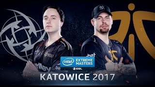 CS:GO - NiP vs. Fnatic [Cache] - IEM Katowice 2017 - Group A
