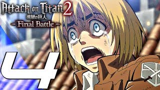 Attack on Titan 2 Final Battle - Gameplay Walkthrough Part 4 - Ending & Final Boss (PS4 PRO)