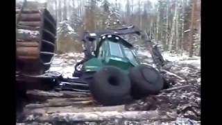 машины монстры/Трактор и грузовики прямиком по бездорожью/ трактор творит чудеса