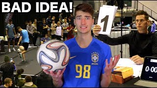 I Entered a PRO Freestyle Football Competition + THIS Happened!!