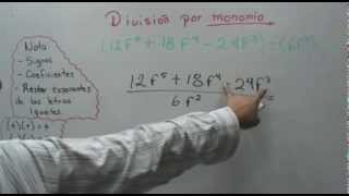 Mate-Blogs: División por un monomio 2 (division by monomial)
