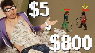 Ice Poseidon Turns $5 Into $800 While Runescape Staking