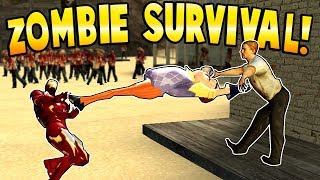 ZOMBIE BASE DEFENSE! | Garry's Mod Gameplay | Gmod Gameplay Funny Moments - Sandbox Zombie Survival