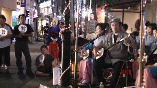 ぞめき三味線街角ライブと阿波踊り