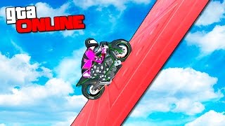 ПОДЪЕМ В НЕБО ПО САМОЙ ОПАСНОЙ СТЕНЕ В GTA 5 ONLINE