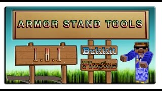 Обзор плагина: Armor Stand Tools MC 1.8.1 Супер стенды брони!