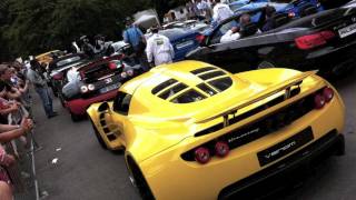Bugatti Veyron SS & Hennessey Venom GT at 2011 Goodwood FoS