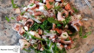 Салат из осьминогов