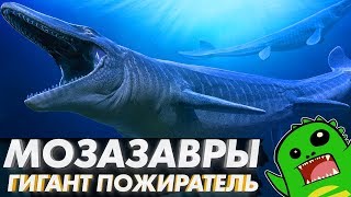 МОЗАЗАВРЫ | Когда мегалодон всего лишь еда