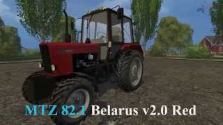 Farming Simulator 15 : MTZ 82.1 Belarus Red Edition Tractor Mod