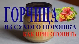 Горчица или как приготовить вкусную ядреную горчицу из сухого горчичного порошка в домашних условиях