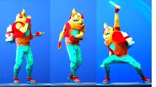 NEW [LIL WHIP] ICE CREAM SKIN SHOWCASE WITH NEW FORTNITE DANCES & NEW EMOTES. ???