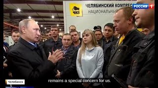 WHAT SANCTIONS? Putin Visits Russia’s Industrial Heartland And Talks With Workers