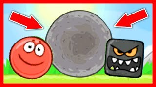 Несносный КРАСНЫЙ ШАР против чёрного квадрата #1 Red Ball