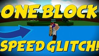 1 BLOCK SPEED GLITCH!!! | Roblox | Build a Boat for Treasure