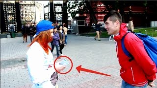 УЗБЕК получает пощёчину.Как заработать поцелуй.Пранк.Социальные эксперименты.