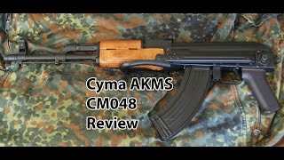 Cyma AKMS CM048 Review - Real Wood and Metal - 6mm Airsoft BB Gun - AK47