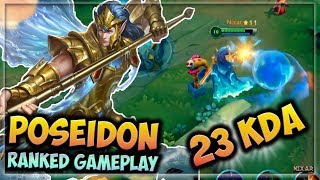? THIS SUPPORT CAN KILL! | HEROES EVOLVED - POSEIDON BUILD | GOLDEN EDDY SKIN | RANKED GAMEPLAY