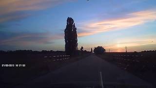 Вечерний въезд в Побугское