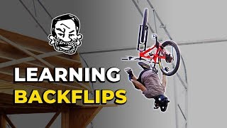 Learning to backflip my MTB