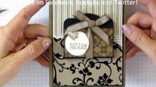 Stampin' Up Moving Card - Fancy Fold Accordian Tag Card