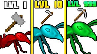 ЭВОЛЮЦИЯ РАБОВ ЧТОБЫ МУРАВЬИ РАБОТАЛИ НА ЗАВОДЕ В ИГРЕ ANT FACTORY!